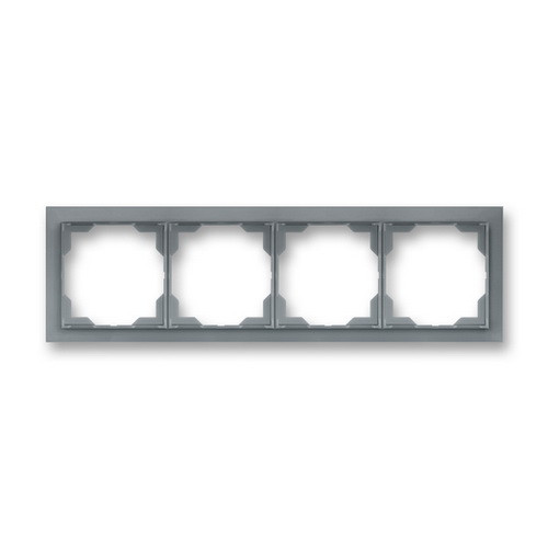 Рамка 4 посту ABB Neo Білий/крижаний сірий 2CHM010140A4044 (3901M-A00140 44)