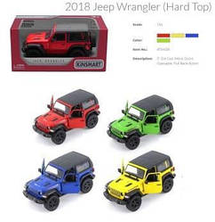 Модель джип JEEP WRANGLER 5"" KT5412WB hard top метал.інерц.відкр.дв.4кол.кор./96/