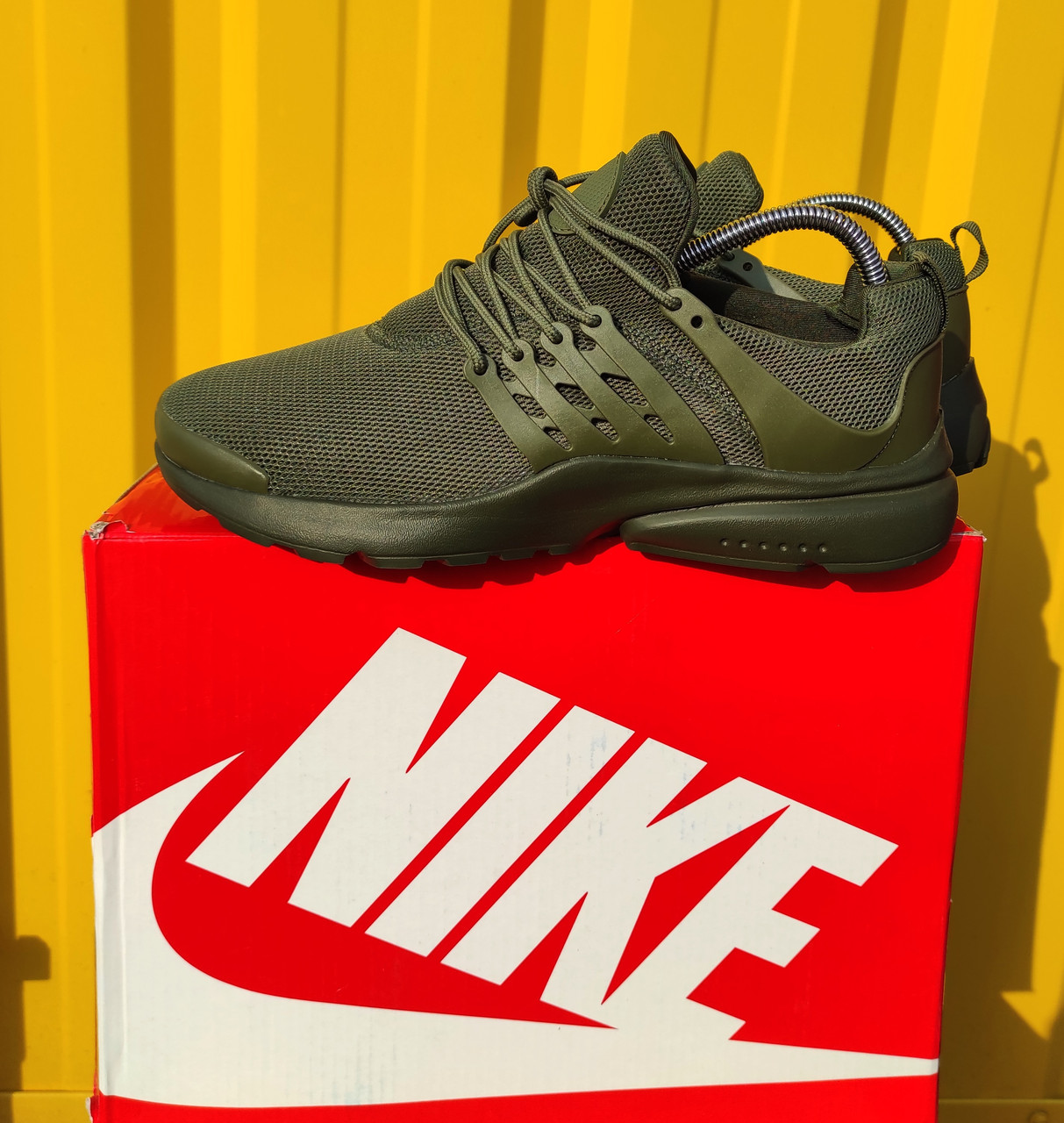 Чоловічі Кросівки по типу Nike Presto колір хакі (Повномірять) 43 (27.5 см)