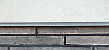 Капельника люмінієвий для відкритого балкона або тераси закінчення для плитки та захист торця колір коричнево-сірий матовий антік, фото 5