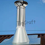 Грибок нержавіючий для димоходу Ø 120 мм (Товщина 0,5 мм) круглого перетину AISI-201, фото 6