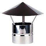 Грибок нержавіючий для димоходу Ø 120 мм (Товщина 0,5 мм) круглого перетину AISI-201, фото 8