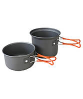 Туристический полевой набор посуды 2 предмета KOMBAT UK Anodised Cook Set DM_11