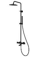 Душовий гарнітур CORSAN LUGO BLACK MATT з виливом *