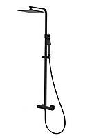 Душовий гарнітур CORSAN ANGO BLACK з термостатом *