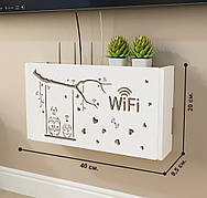Настінна коробка для роутера Wi-Fi Полка Сови