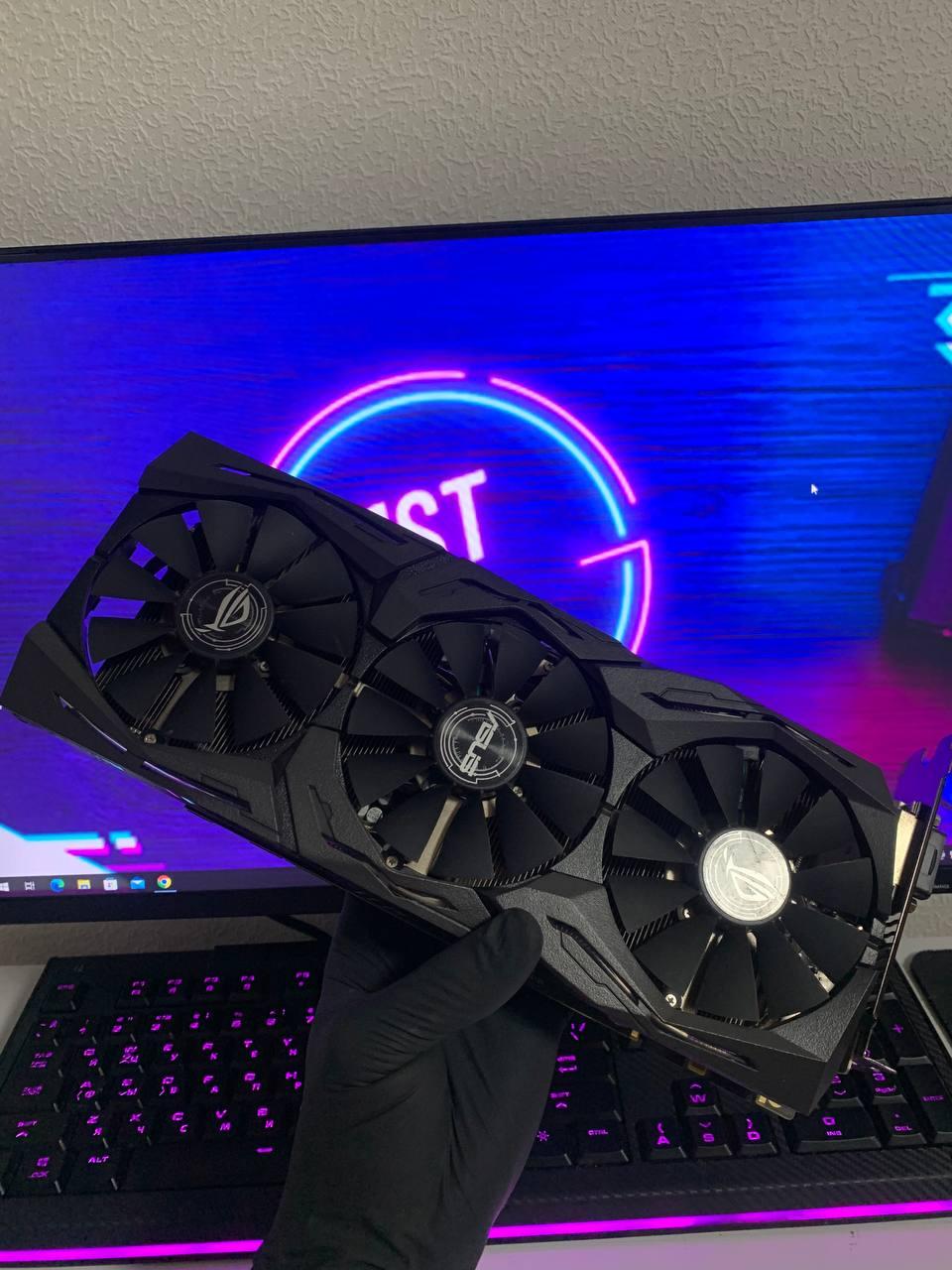 Купить Asus PCI-Ex GeForce GTX 1070 Ti ROG Strix 8GB GDDR5, цена 7400 ...
