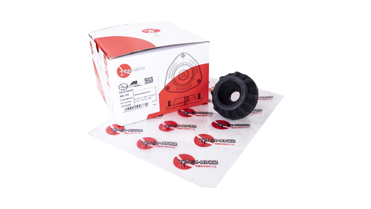 Опора амортизатора Tashiko передня Volkswagen Golf2 Golf3 Polo 1994-2001 нижняя WA-133 191512333