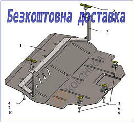 Захист двигуна Seat Cordoba (2002-2007) (Захист двигуна Фольваген Поло) Кольчуга