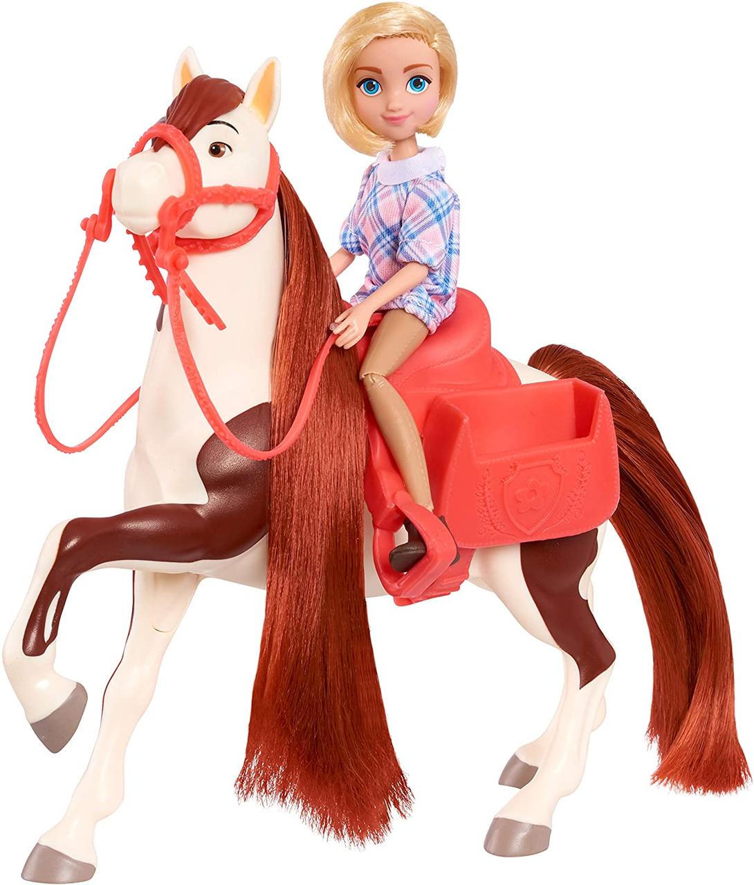 Ігровий набір Спірит Непокірливий лялька Ебігейл з конем Бумеранг Spirit Untamed Abigail and Boomerang 39836
