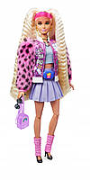 Лялька Barbie Extra Style Барбі Екстра Стильна Модниця Блондинка з косичками GYJ77, фото 6