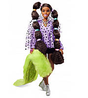 Лялька Barbie Extra Style Барбі Екстра Стильна Модниця темношкіра з їжаком GXF10, фото 5