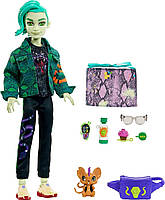 Лялька Monster High Deuce Gorgon Д'юс Горгон з вихованцем 2022 HHK56, фото 5