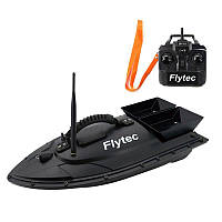 Кораблик для прикормки рыбы Flytec HQ2011 на радиоуправлении, черная кормушка KU_22