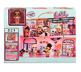 Ігровий набір L.O.L. Surprise! Маленькі крамнички Підставка для ляльок 3-в-1 з ексклюзивною лялькою ЛОЛ Сюрприз 576297