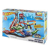 Трек Хот Вилс серии измени цвет "Водонапорная Башня" / Hot Wheels City Ultimate Gator Car Wash, фото 10