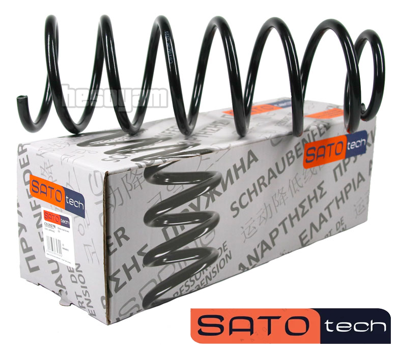 Задня пружина Авео Т250 Т200 Т255, Калос, Віда / Aveo T250 T200 T255, Kalos, Vida (96653225) SATO tech CS1927R, фото 1
