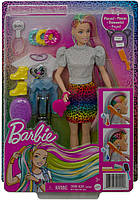 Лялька Барбі Веселковий леопард Barbie Leopard Rainbow Hair Mattel GRN81, фото 2