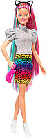 Лялька Барбі Веселковий леопард Barbie Leopard Rainbow Hair Mattel GRN81, фото 6