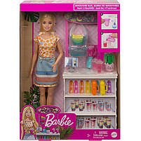 Ігровий набір Barbie Фреш бар з лялькою Барбі та аксесуарами GRN75, фото 2