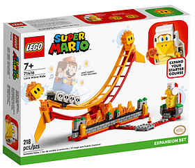 Конструктор Lego Super Mario Поїздка на лава-хвилі: Додатковий набір 218 деталей (71416)