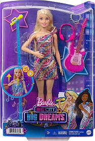 Музична лялька Барбі Ритми Малібу Barbie Big City, Big Dreams з гітарою GYJ21