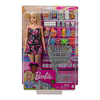 Ігровий набір Barbie Продуктова крамниця з лялькою Барбі та аксесуарами GTK94, фото 2