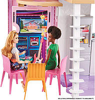 Будинок Мрії Барбі Малібу Двоповерховий на 6 кімнат з меблями - Barbie Malibu House FXG577, фото 9