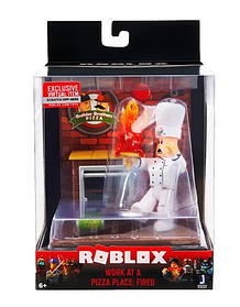 Фігурка Jazwares Roblox W6 Desktop Series Work At A Pizza Place: Fired (ROB0262)