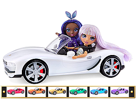 Машинка для ляльки Рейнбоу Хай Різнобарвне сяйво Rainbow High Color Change Car 574316