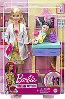Ігровий набір Barbie Професії лялька Барбі Педіатр GTN51, фото 2