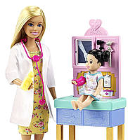Ігровий набір Barbie Професії лялька Барбі Педіатр GTN51, фото 5