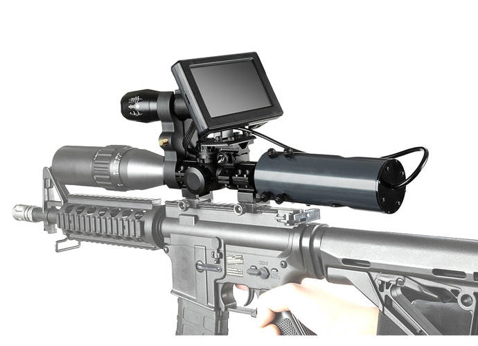 Купить Прибор ночного видения для оптического прицела с 4,3" монитором ...