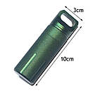 Водонепроникна капсула EDC герметичний контейнер таблетниця 100 x 30 мм Чорна, фото 7