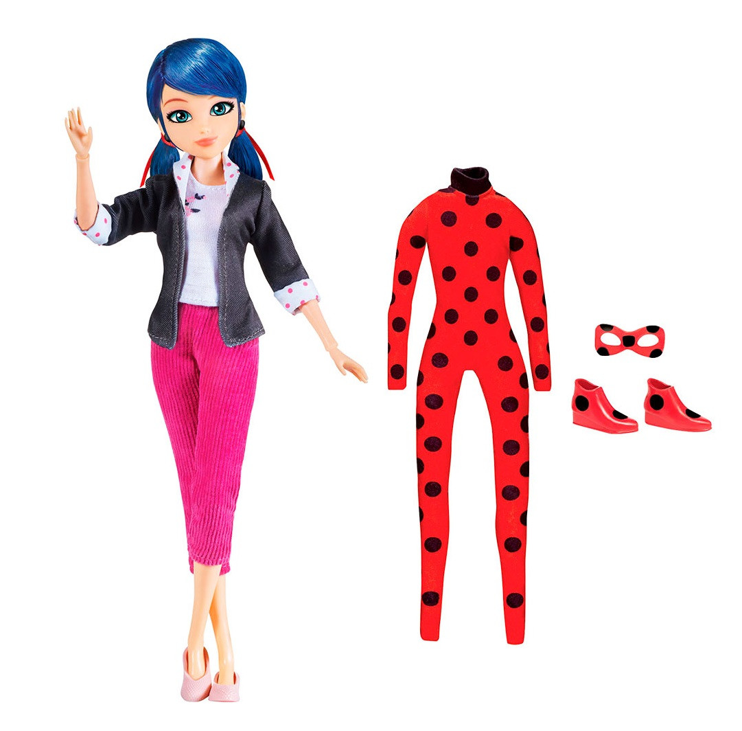 Лялька Miraculous Леді Баг і Супер Кіт Суперсекрет Марінетт з набором одягу 50355