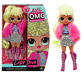 Лялька ЛОЛ ОМГ Леді Діва L.O.L. Surprise! OMG Lady Diva S1 580539