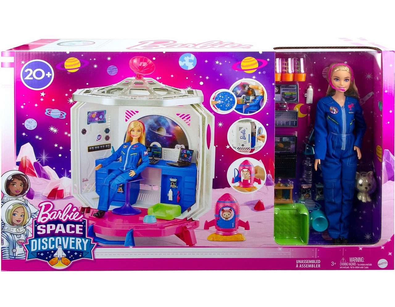 Ігровий набір Barbie Космічна станція GXF27