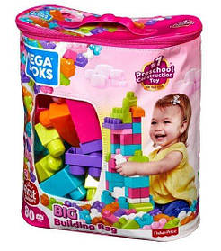 Конструктор Mega Bloks First Builders 80 деталей Рожевий DCH62