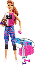 Лялька Барбі Barbie Активний відпочинок Релакс Фітнес Руда GJG57