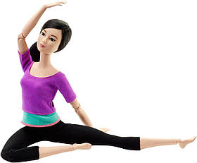 Лялька Барбі Barbie Made to Move Йога Рухайся як Я Аша Азіатка DHL84