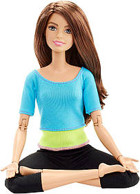 Лялька Барбі Barbie Made to Move Йога Рухайся як Я Teresa Брюнетка DJY08