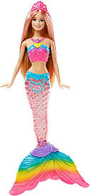 Лялька Барбі Русалонька Яскраві вогники Дрімтопія Barbie Dreamtopia DHC40