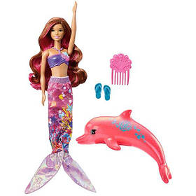 Лялька Русалонька Барбі Barbie Чарівна трансформація Магія Дельфінів FBD64