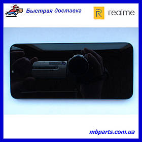 Дисплей із сенсором Oppo Realme C21 Black (4906056) сервісний оригінал у зборі з рамкою!