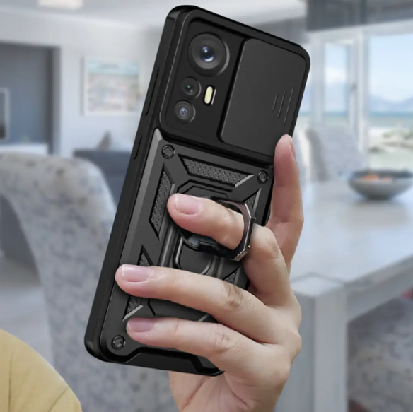 Ударостійкий чохол Camshield Serge Ring for Magnet для Xiaomi 12 Ударостійкий чохол Camshield Serge Ring for Magnet для Xiaomi 12