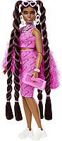 Лялька Барбі Екстра Barbie Extra шатенка з косичками HHN06, фото 3