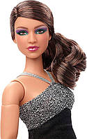 Колекційна лялька Барбі Barbie Signature Looks пишна шатенка HBX95, фото 6