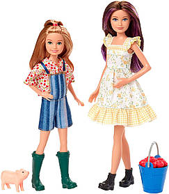 Набір ляльок Барбі Скіппер і Стейсі на фермі Barbie Sweet Orchard Farm Skipper and Stacie GHT16