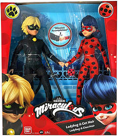 Набір ляльок Miraculous Леді Баг і Супер Кіт Нуар - LadyBug and Cat Noir 50365