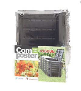 Компостер 1600L Чорний 261 x 83 x 72cm Prosperplast